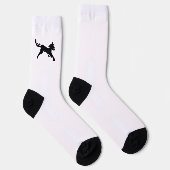 Chaussette Chaussettes de équipage à graphiques personnalisés (Droite)