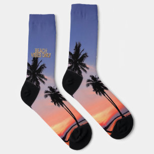 Chaussette Chaussettes de équipage à vibrations de plage uniq