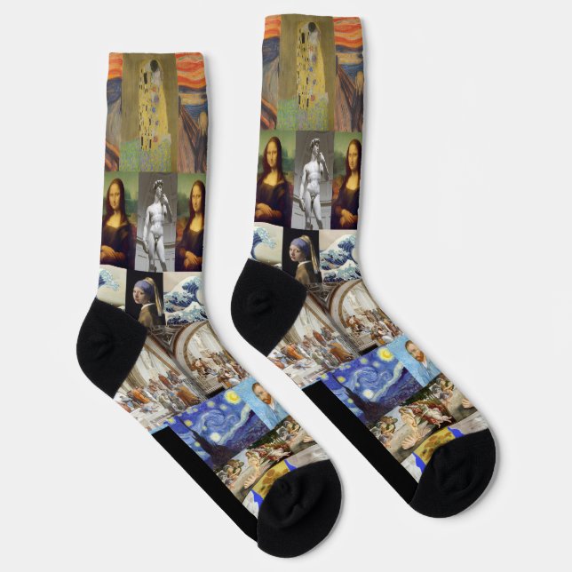 Chaussette Chaussettes de équipage améliorées Musée d'art  (Droite)