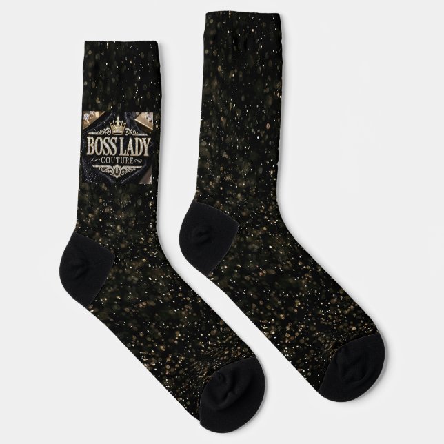 Chaussette Chaussettes de équipage de couture de Dame Patronn (Droite)