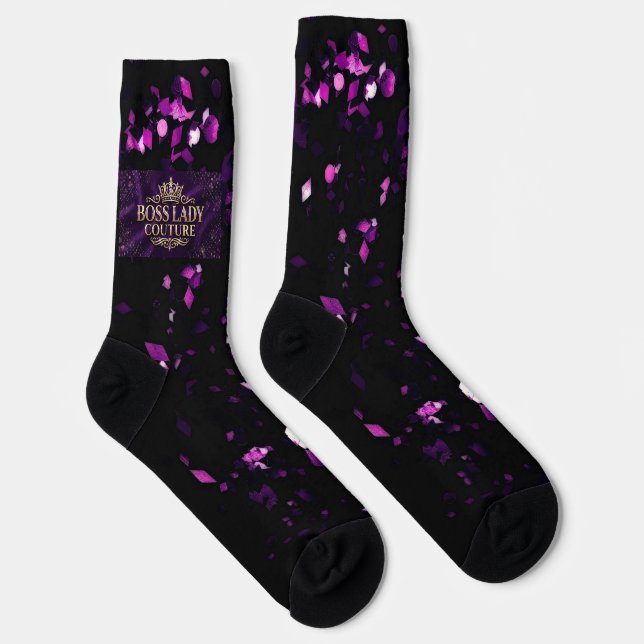 Chaussette Chaussettes de équipage de couture de Dame Patronn (Droite)