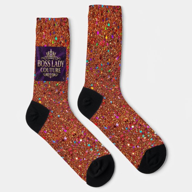 Chaussette Chaussettes de équipage de couture de Dame Patronn (Droite)