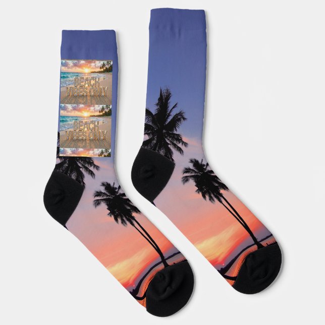 Chaussette Chaussettes de équipage de Vibes de Plage Seulemen (Droite)