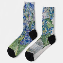 Chaussettes de équipage d'Hydrangeas dans l'eau