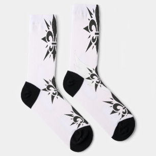 Chaussette Chaussettes de équipage "Fleur-de-lis stylisée"