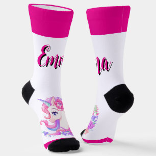 Chaussette chaussettes de équipage licorne & personnalisez vo