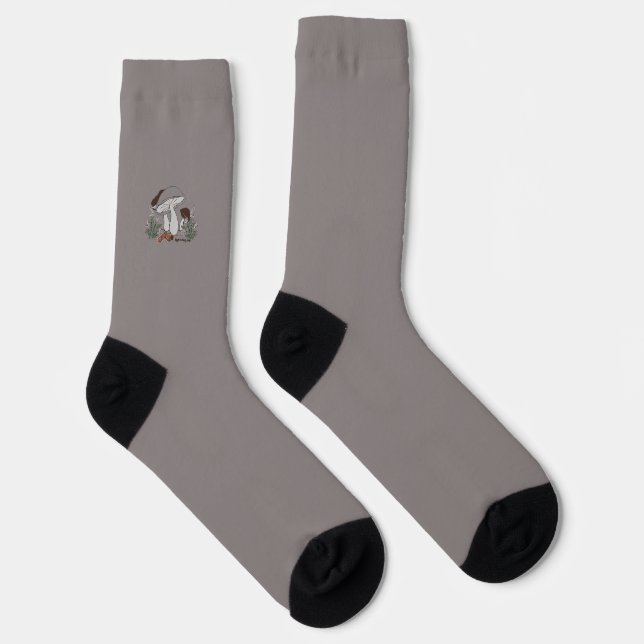 Chaussette Chaussettes de équipage mauve chenille & champigno (Droite)