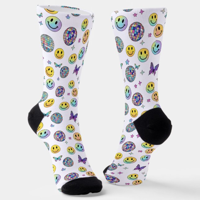 Chaussette Chaussettes de fête Emoji (Angulaire)
