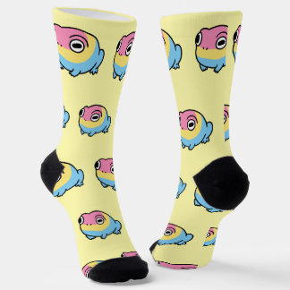 Chaussette Chaussettes de Fierté de Grenouille Pansexuelle Ch
