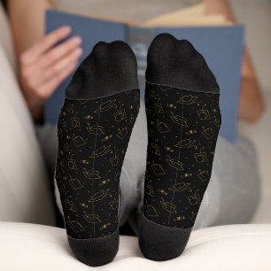 Chaussette Chaussettes de fin d'études noir et or