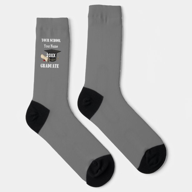 Chaussette Chaussettes de fin d'études personnalisées (Droite)