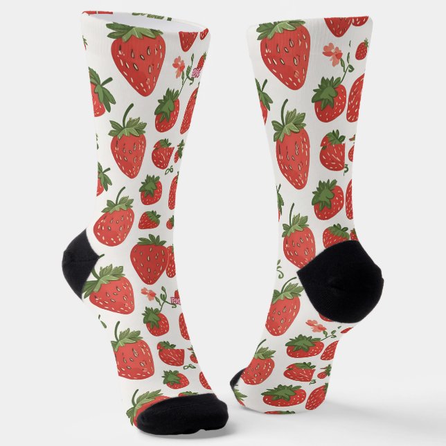 Chaussette Chaussettes de fraises (Angulaire)
