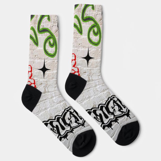 Chaussette Chaussettes de graffiti (Droite)