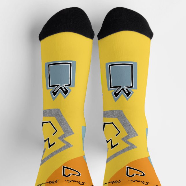 Chaussette Chaussettes de Hanukkah "Hanukkah Fun" (Haut)