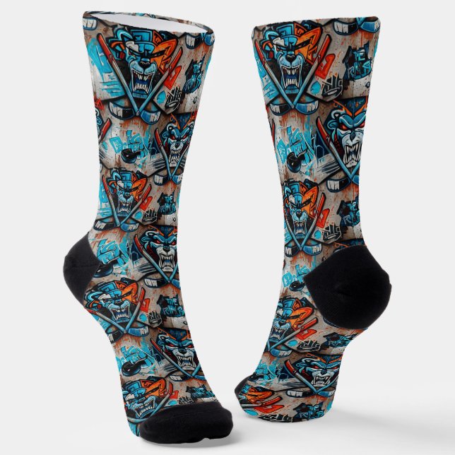 Chaussette Chaussettes de hockey pour hommes (Angulaire)