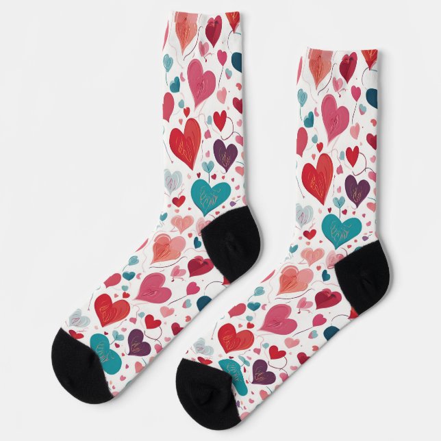 Chaussette Chaussettes de jour Valentines (Gauche)