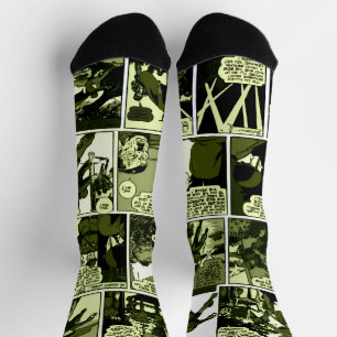 Chaussette Chaussettes de la bande dessinée Green Lama des an