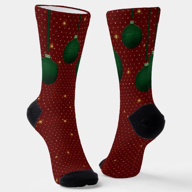 Chaussette Chaussettes de l'équipage - Chaussettes de Noël fe (Angulaire)