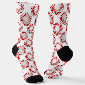 Chaussette Chaussettes de l'équipage de bonbons à la menthe p