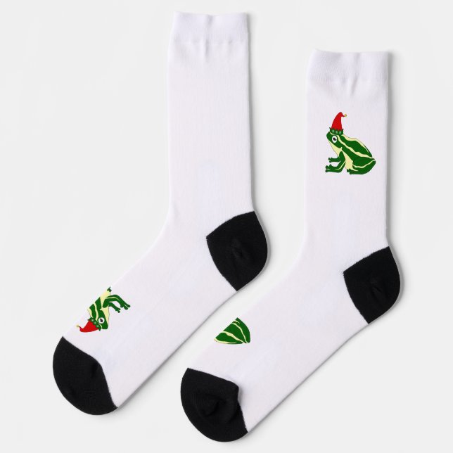 Chaussette Chaussettes de l'équipage du Grenouille de Noël (Gauche)