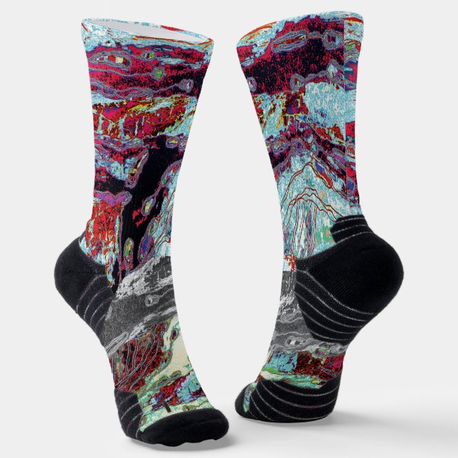 Chaussette Chaussettes de l'équipage – Strata Pulse (Angulaire)