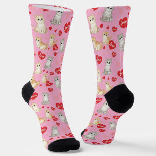 Chaussette Chaussettes de l'équipe de la Saint-Valentin Kitte