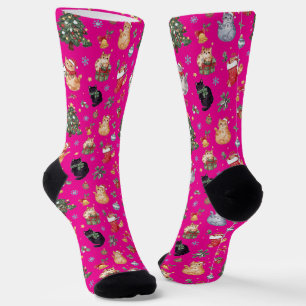 Chaussette Chaussettes de l'équipe de l'amour des chats de No