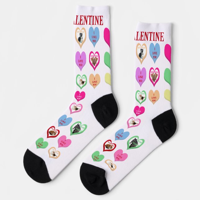 Chaussette Chaussettes de l'équipe des créatures de conversat (Gauche)