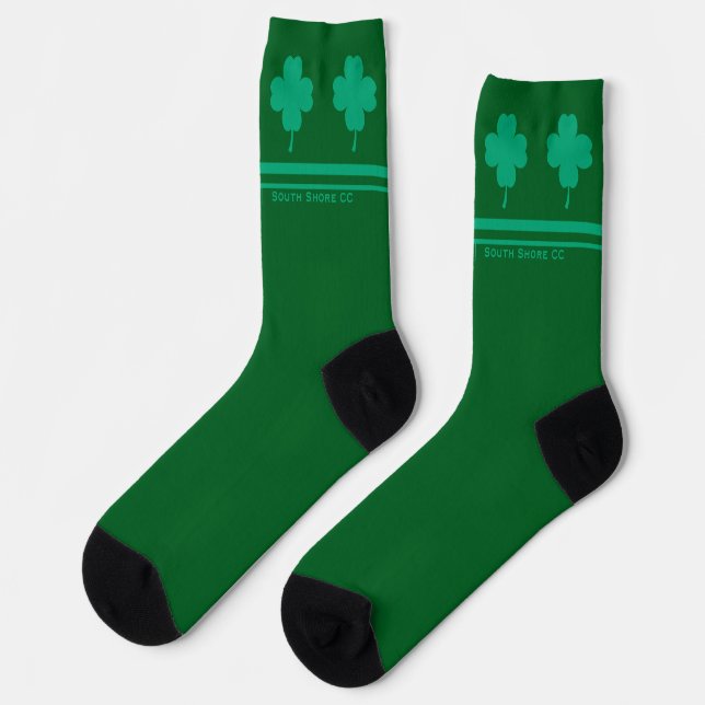 Chaussette Chaussettes de l'équipe St. Pat's Day Golf Clover (Gauche)