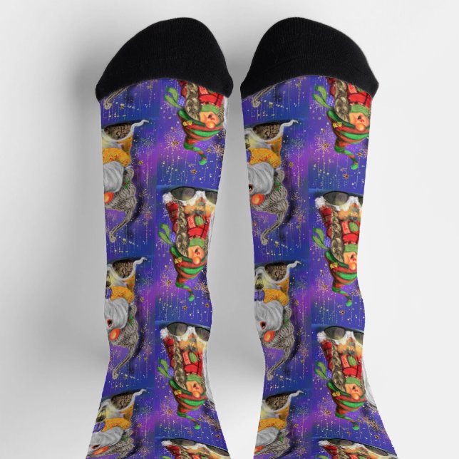 Chaussette Chaussettes de lutins de Noël (Haut)