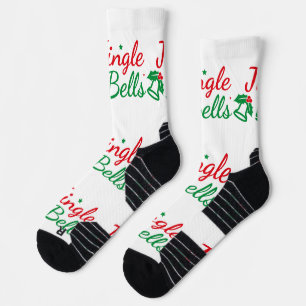 Chaussette Chaussettes de montants avec impression Jingle Bel
