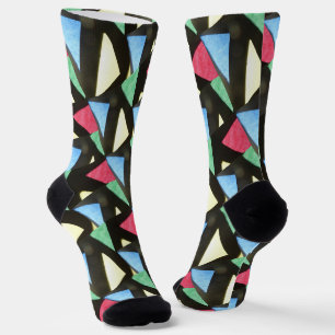 Chaussette Chaussettes de Noël à motif grand verre coloré