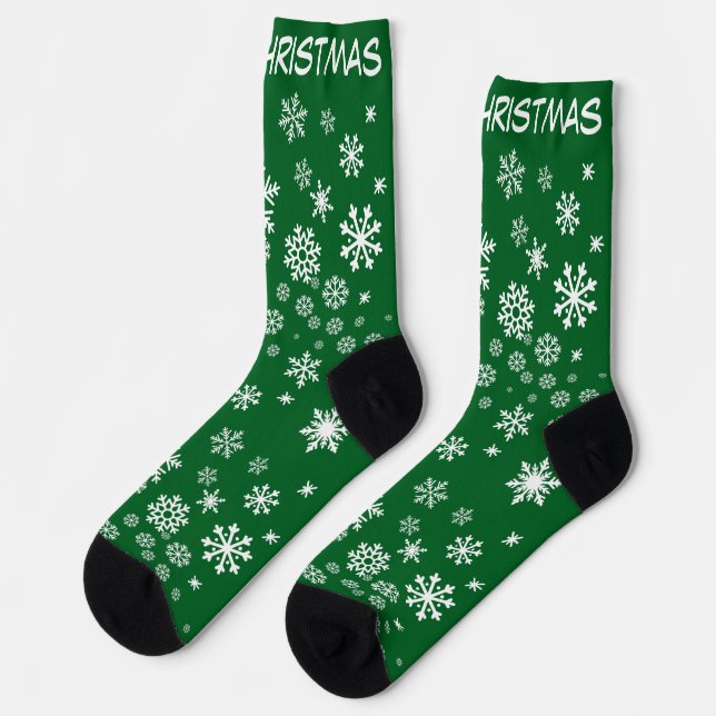 Chaussette Chaussettes de Noël customisées (Gauche)