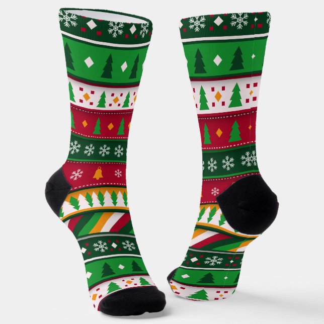 Chaussette Chaussettes de Noël festives (Angulaire)