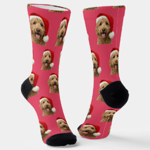 Chaussette Chaussettes de Noël personnalisées avec Doodle mig