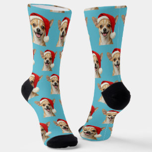 Chaussette Chaussettes de Noël personnalisées pour Chihuahua
