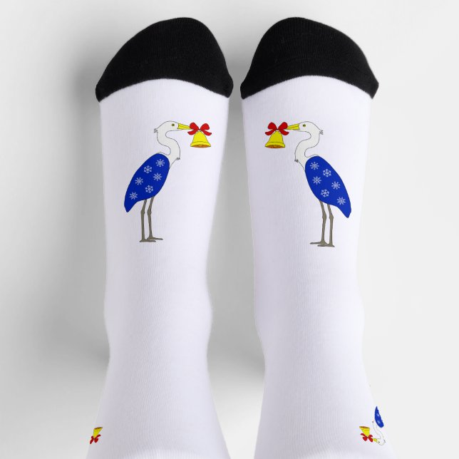 Chaussette Chaussettes de Noël pour équipage Héron (Haut)