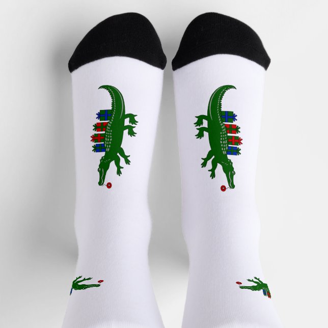 Chaussette Chaussettes de Noël pour l'équipage de l'alligator (Haut)
