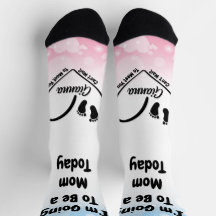 Chaussettes de nom de bébé personnalisées Cadeau p