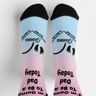 Chaussette Chaussettes de nom de bébé personnalisées Cadeau p