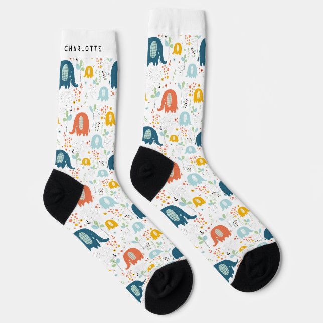 Chaussette Chaussettes de nom personnalisées (Droite)