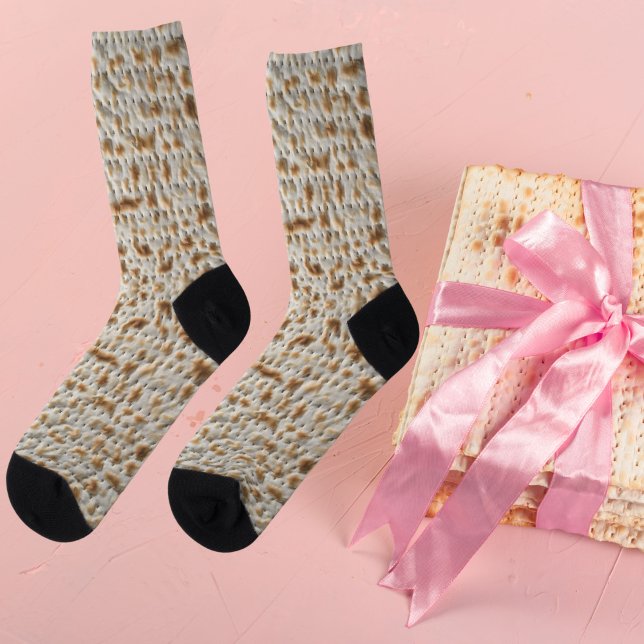 Chaussette Chaussettes de Pâque Mignonnes Matzah (Créateur téléchargé)