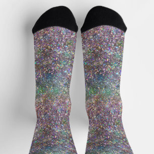 Chaussette Chaussettes de Parties scintillant Arc-en-ciel Hol