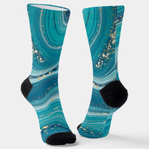 Chaussette Chaussettes de Parties scintillant en marbre et ar