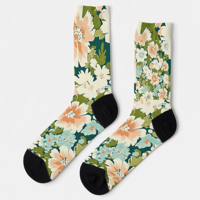 Chaussette Chaussettes de pas pétales (Gauche)