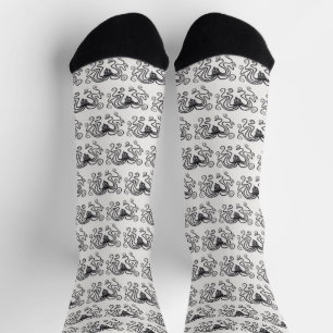 Chaussette Chaussettes de pieuvre inspirées de la Grèce mycén