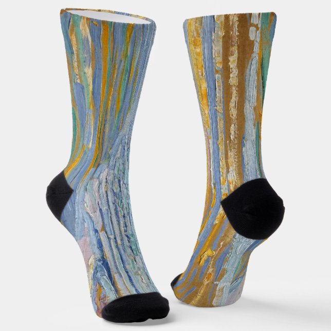 Chaussette Chaussettes de plage de Piet Mondrian Dunes - Art  (Angulaire)