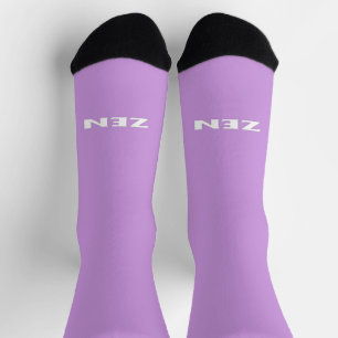 Chaussette Chaussettes de qualité supérieure en lilas blanc z