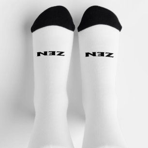 Chaussette Chaussettes de qualité supérieure en noir blanc
