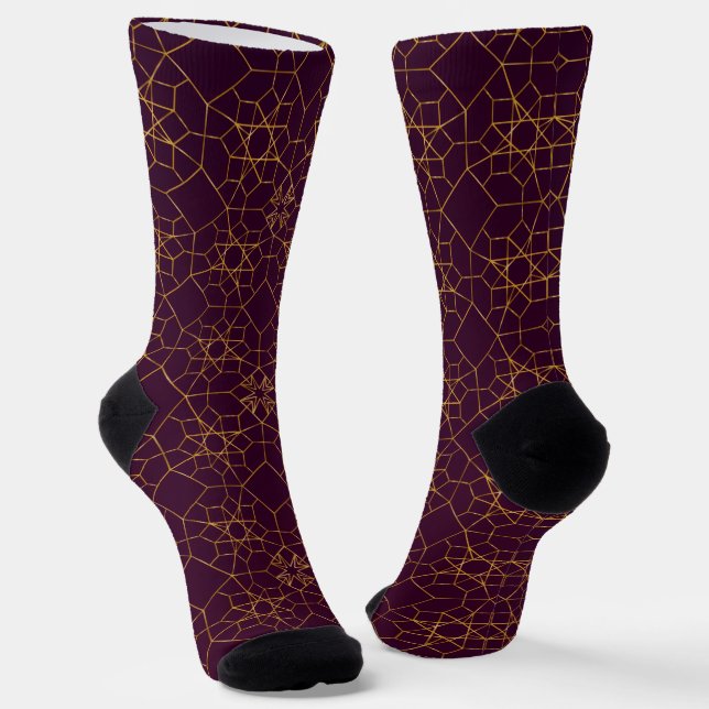 Chaussette Chaussettes de sport - Élégance classique Paisley (Angulaire)